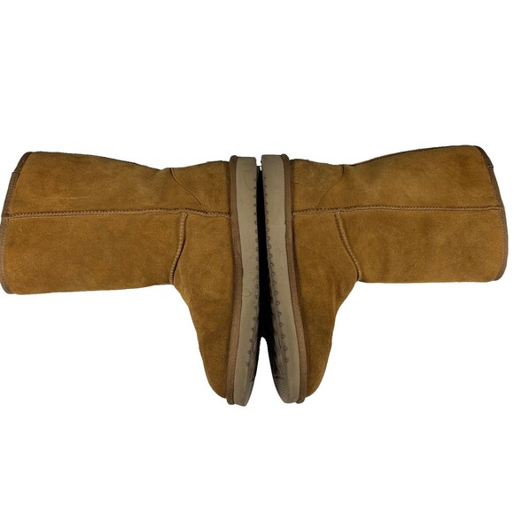 Koolaburra by UGG Boots 10" Tall Womens 9 Brown Suede with Sherpa Lining Cozy - Picture 4 of 7
